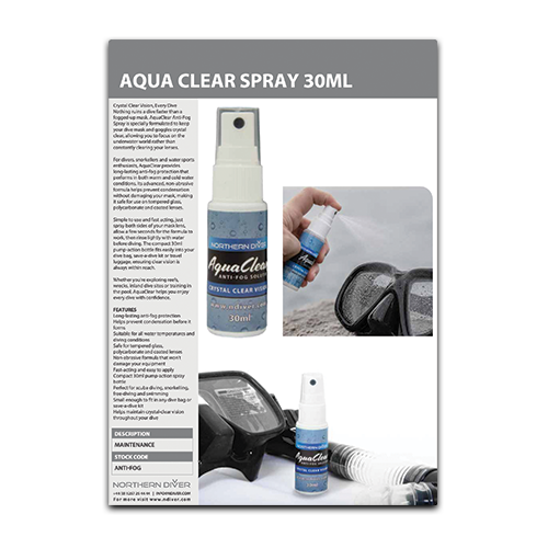 AquaClear Spray Datasheet